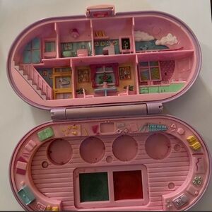 Vintage Polly Pocket Pink Compact Playset Dollhouse Bluebird 90s Rare